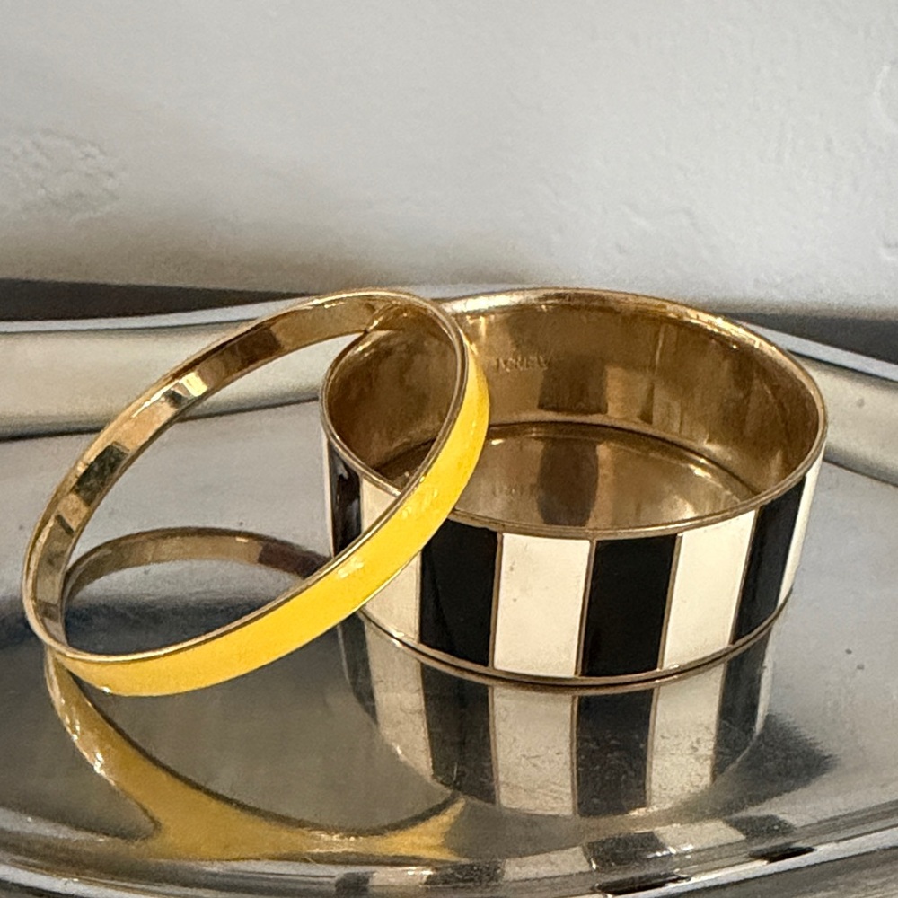 Set of two Enamel J.crew Bangles - Picture 2 of 2